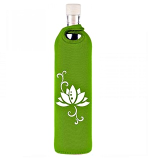 Botella Flaska Neo Desing Flor de Loto 0.750 l.