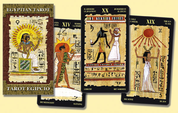 Cartas Egyptian Tarot 22 Arcanos Versión Majestuosa