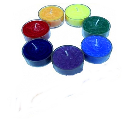 Set de velas de té 7 Chakras -660