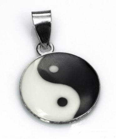 Colgante Yin Yang.  18mm. 96028