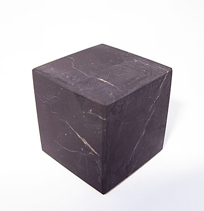 Cubo shungit sin pulir 3x3-2977