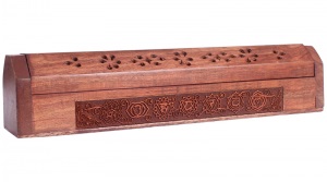 Incensario caja  madera  los 7 chakras-17628