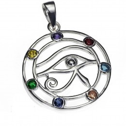 Colgante ojo de horus chakras-04861