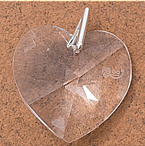 Tachyon Corazón Guía cristal con clip