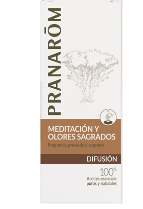 Mezcla difusión Pranarom,  Meditación y olores sagrados 30 ml. 10113