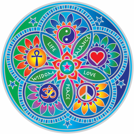 Adhesivo living energy mandala 9657