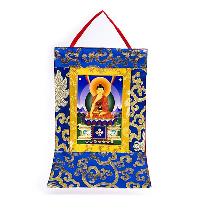 Tangka impreso de Buda Shakyamuni- 29x20cm-15839