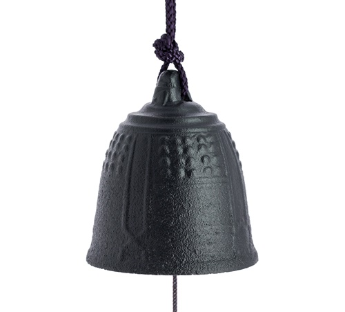 Campana Feng Shui Furin Iwachu Negra 5,5 cm: MM27025BK