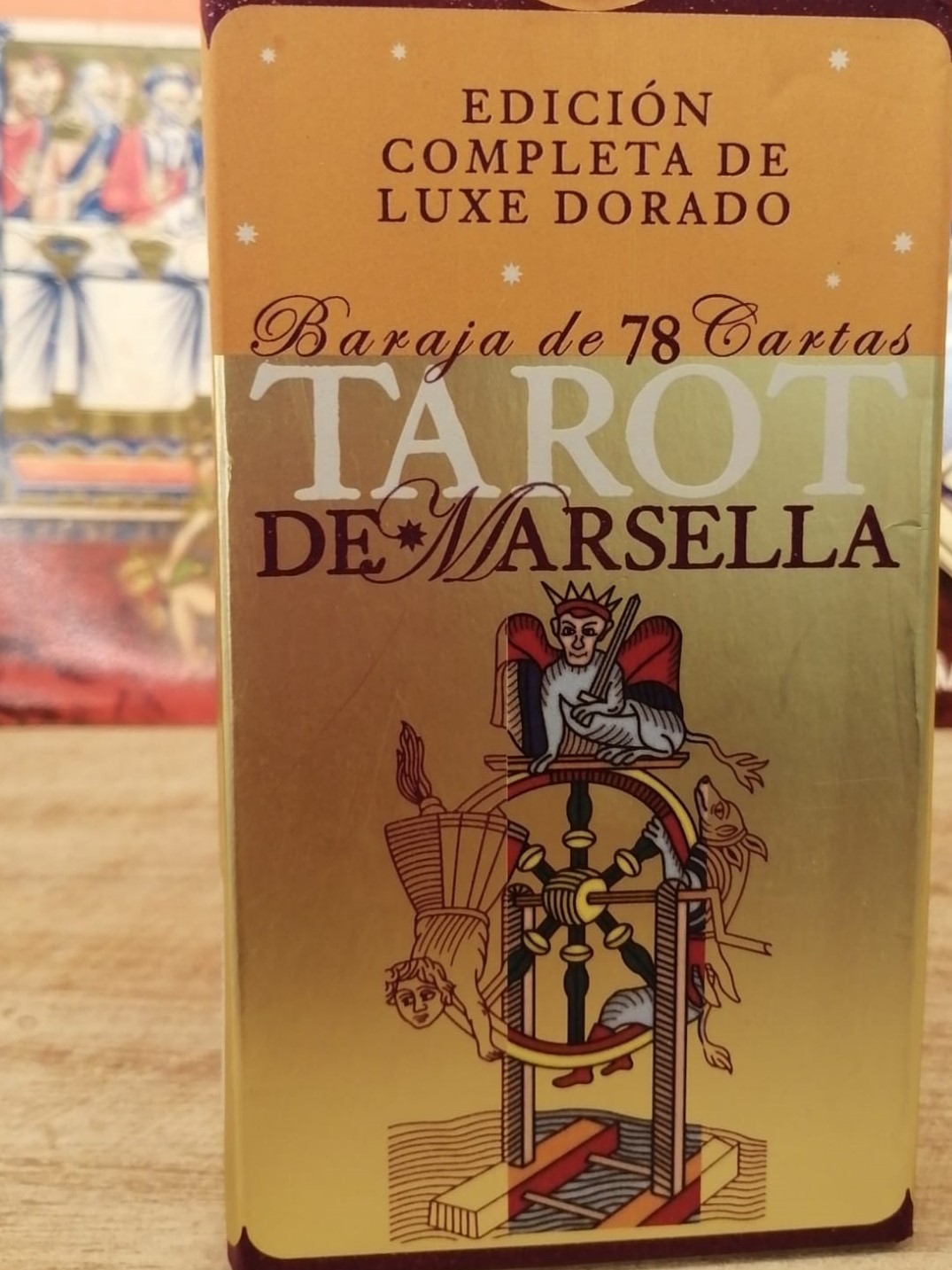 Tarot de Marsella.  Baraja 78 cartas.  dorado