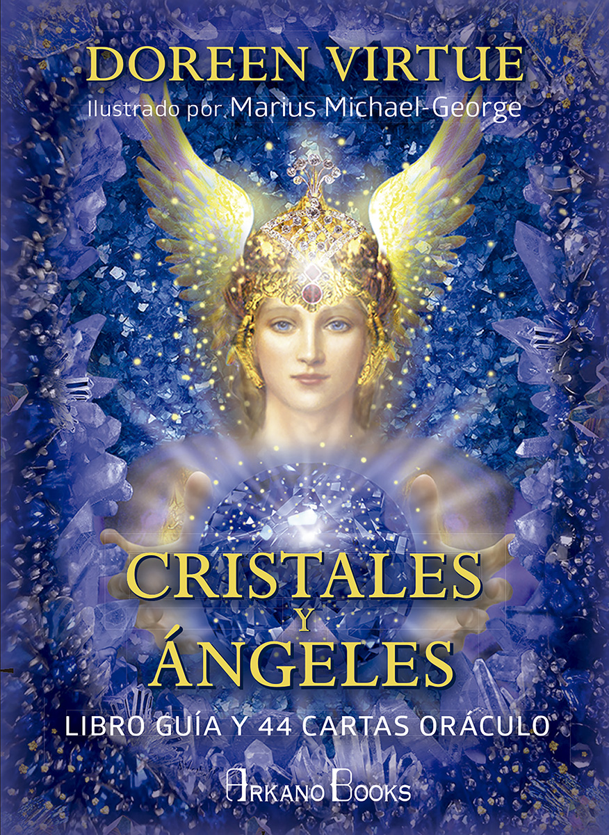 Cristales y ángeles - Libro guía y 44 cartas oráculo