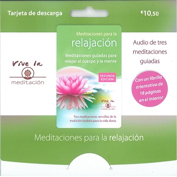 Meditaciones para la relajación. Audio ( Tarjeta de descarga )