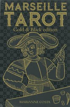 Cartas Marselle Tarot Gold & Black edition