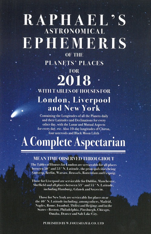 Rafael's Astrological Ephemerides 2018
