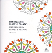 Mandalas con flores y plantas = Mandalas com flores e plantas