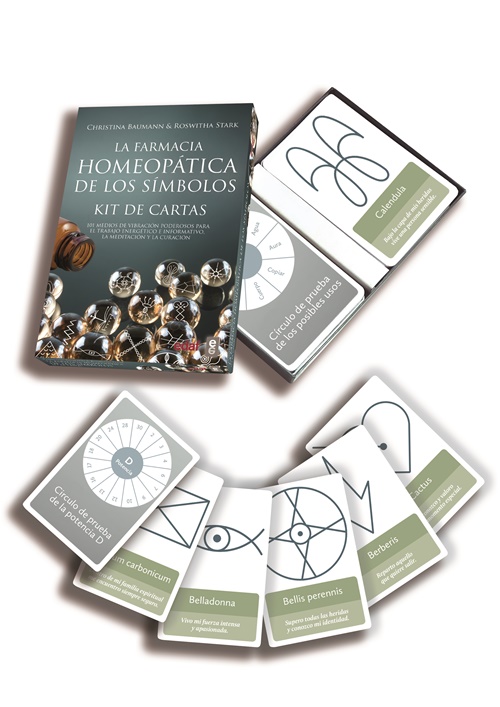 La farmacia homeopática de los símbolos .  ( Kit de cartas )