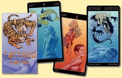 Cartas tarot tatuado