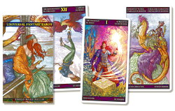 Cartas tarot universal de fantasia