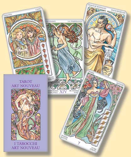 Cartas Tarot Art Nouveau Mini