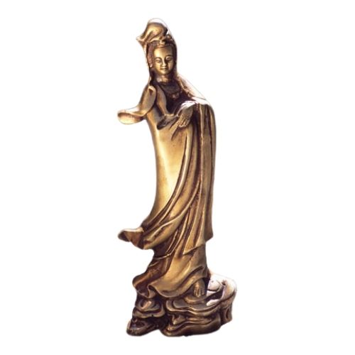 Figura Kuan Yin bronce 22cm- FI- 088