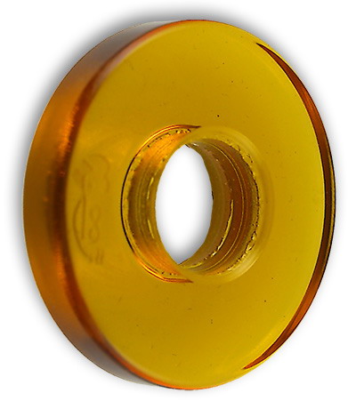 Tachyon Donut mediano. 35mm. Topaz-dorado.