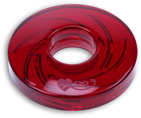 Tachyon Donut Rojo. Grande 50mm.