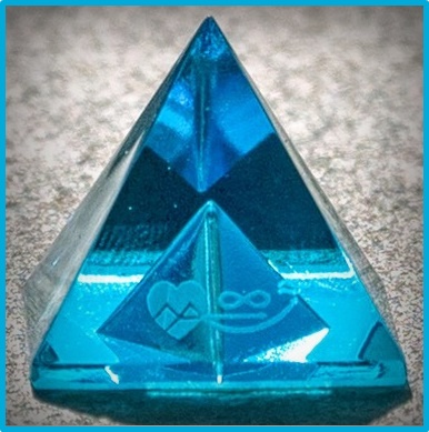 Tachyon Pirámide Aqua, 40mm