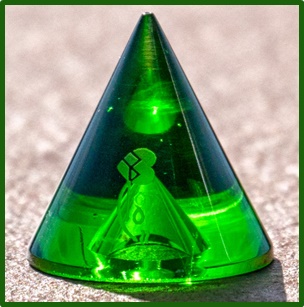 Tachyon Cono. Verde. 25mm