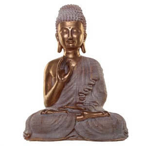 Figura Buda Tailandés Espitual Dorado-Blanco