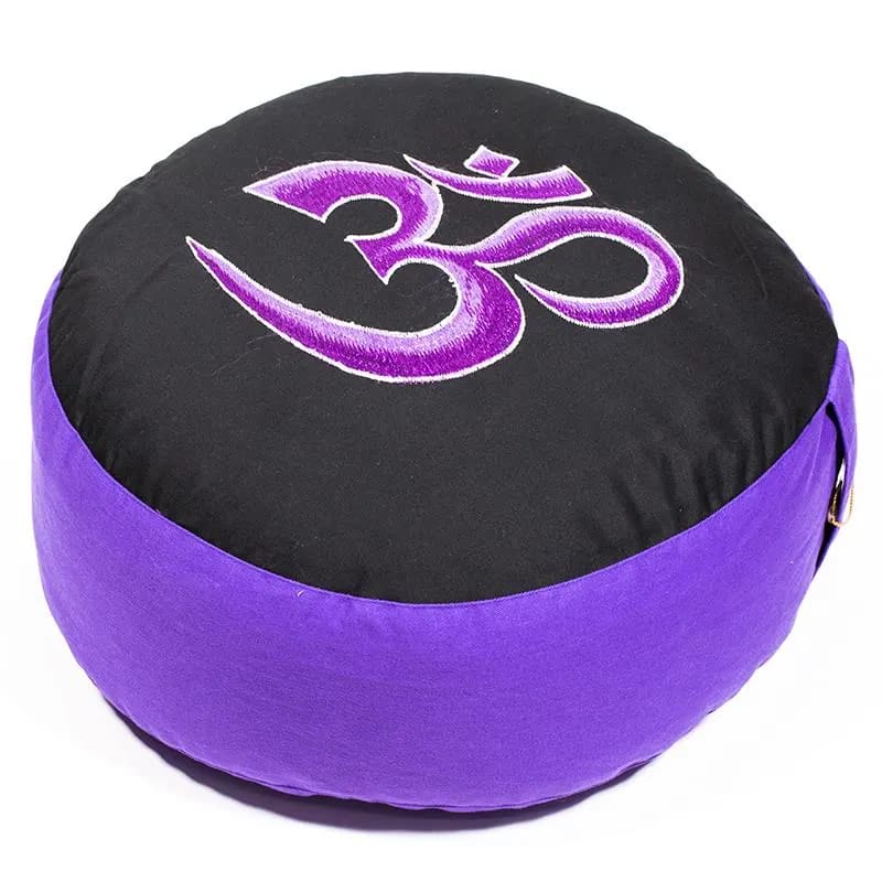 Zafu Om Negro/morado-8010