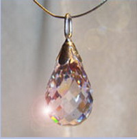 Colgante Litios Perla diamante de Gracia Eterna- Engarce plata