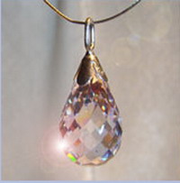 Colgante Litios Perla diamante de Gracia Eterna- Engarce plata 117s