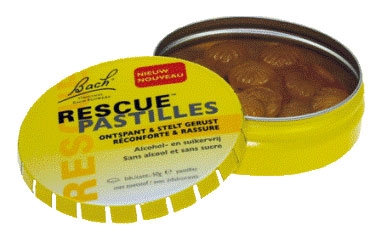 Rescue Pastillas Bach, sabor Naranja y Sauco 50g