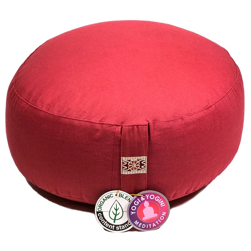 Zafu Meditación rojo  - 8052