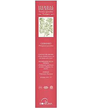Incienso Ecológico BioAroma de  Geranio