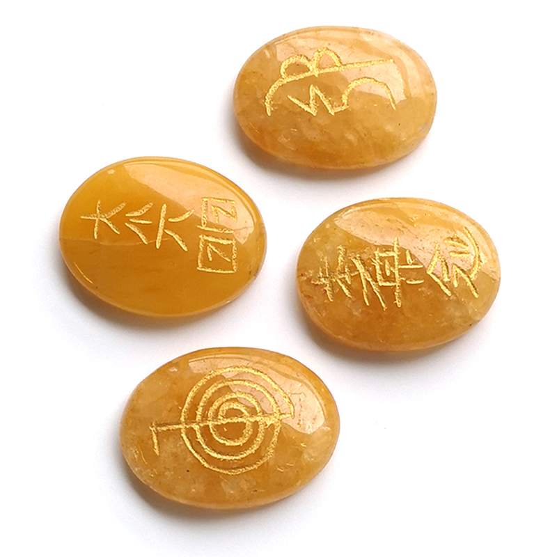 Set de símbolos Reiki  Jade amarillo-032
