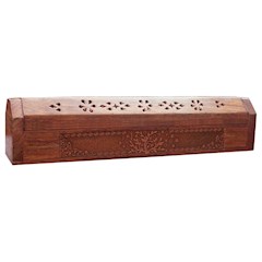Incensario caja de madera  árbol de la Vida-17631