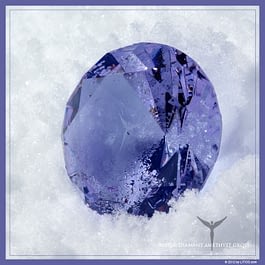 Diamante Avatar violeta litioS  grande 50mm