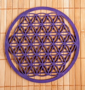 Flor de la Vida madera morada EN-272-14,4cm