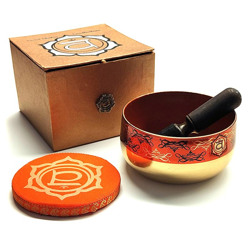 Cuenco tibetano bronce 2º chakra