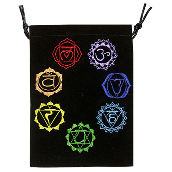 Bolsa terciopelo chakras