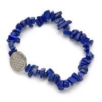 Pulsera chip Lapislazuli 110 flor de la vida