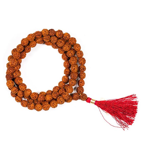 Mala Rudraksha 108 borla roja 2387