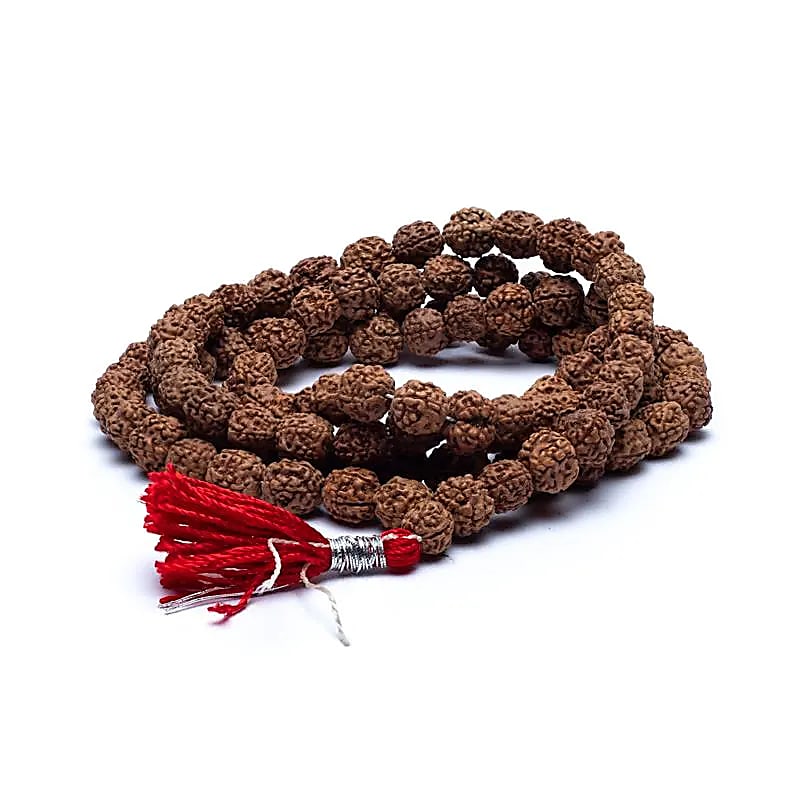 Mala Rudraksha 108 borla roja 2387