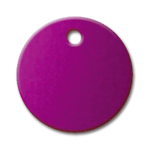Medallón de Nikola Tesla púrpura, grande