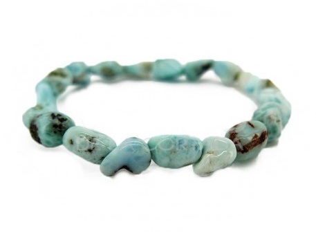 Pulsera Rodado de Larimar 5633