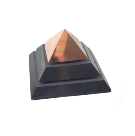 Piramide shungita y cobre Sakkara 5 cm
