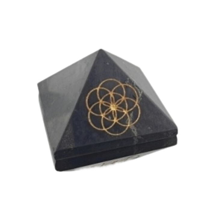 Pirámide Shungit  mandala