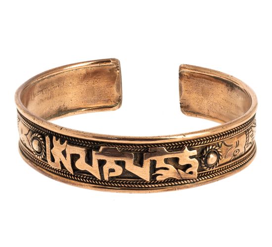 Pulsera Cobre - Om Mani Padme Hum BI266