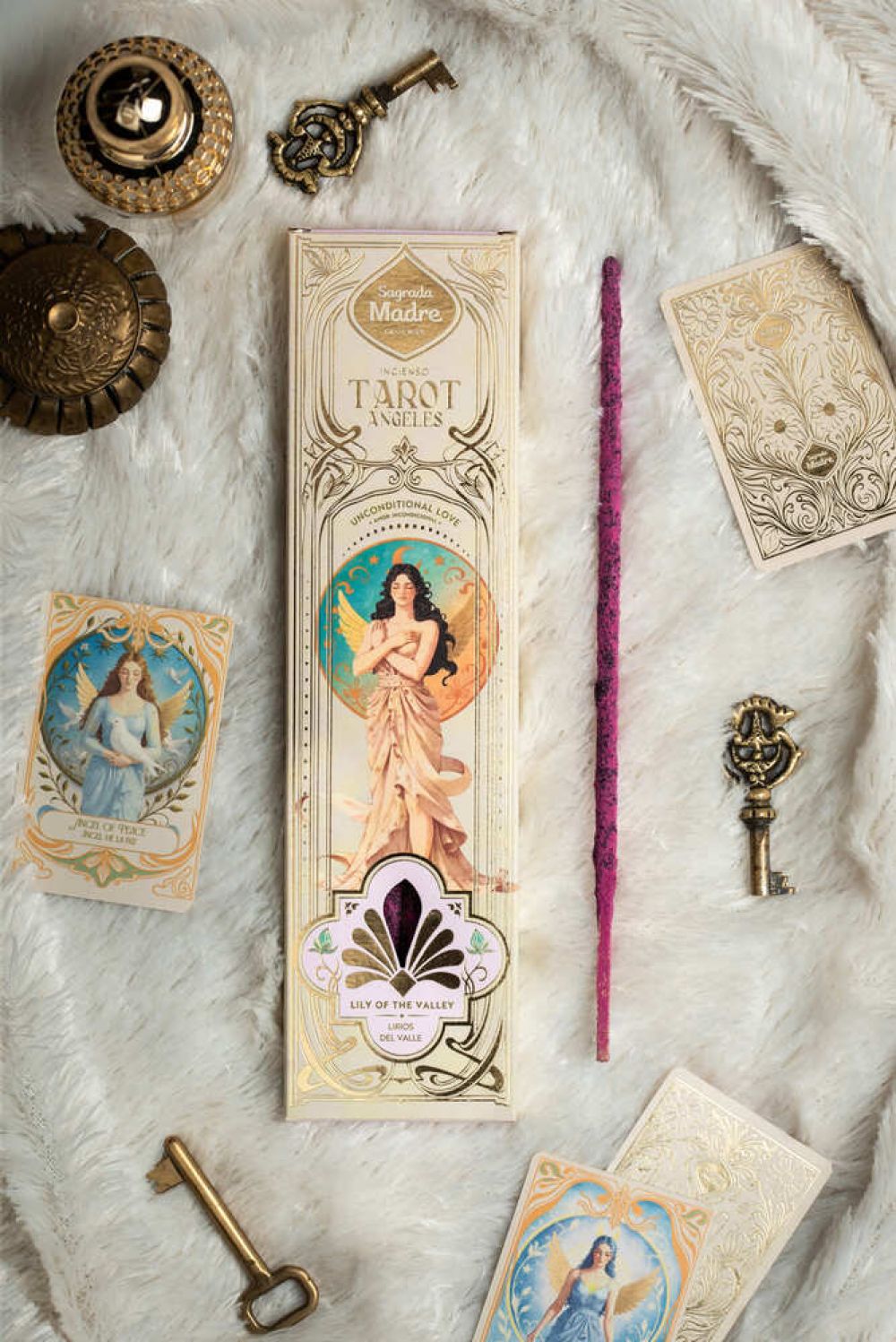 Incienso Tarot Angeles Amor Incondicional-Lirios Del Valle (1545A)