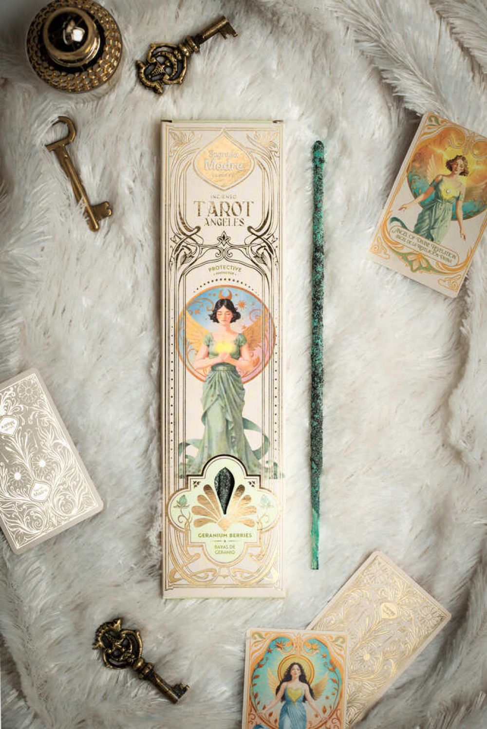 Incienso Tarot Angeles Protector-Bayas de Geranio 1545D)